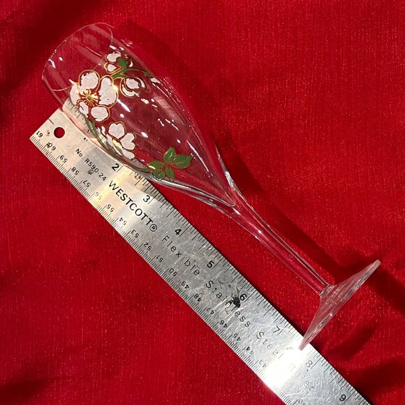 Vintage Perrier Jouet Belle Epoque Champagne Flutes - Picture 4 of 5